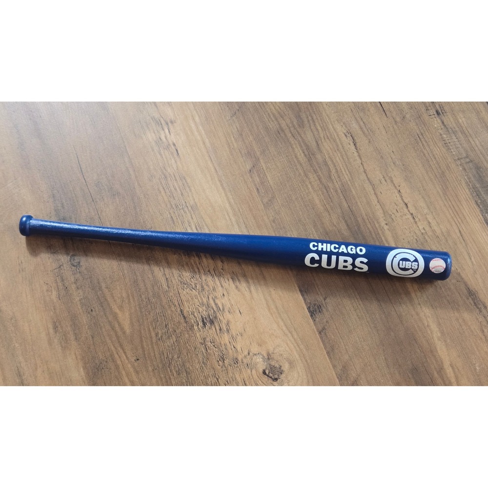 Chicago Cubs MLB Cooperstown Sports Blue Wooden Souvenir Mini Bat 18 Inch
